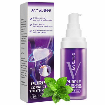 V34 Purple Safe Teeth Whitening Toothpaste Dental Care Product